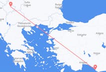 Flyreiser fra Priština, til Gazipaşa