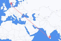 出发地 斯里兰卡科伦坡目的地 丹麦卡鲁普的航班