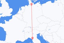 Flyg från Hamburg, Tyskland till Pisa, Italien
