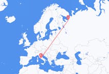 Fly fra Arkhangelsk til Roma