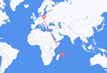 Flyg från Mauritius, Mauritius till Ostrava, Tjeckien