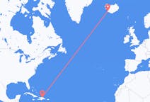 出发地 多米尼加共和国出发地 普拉塔港目的地 冰岛雷克雅未克的航班