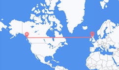 Vluchten van Ketchikan, Verenigde Staten naar Glasgow, Schotland