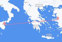 Flights from İzmir in Turkey to Catania in Italy