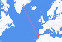 出发地 摩洛哥出发地 索维拉目的地 格陵兰库鲁苏克的航班