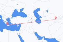 Loty z Samarkanda, Uzbekistan do Chania, Grecja