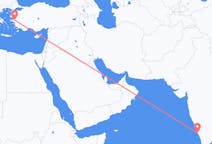 Flights from Kannur to Izmir