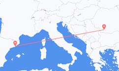 Flights from Barcelona in Spain to Craiova in Romania