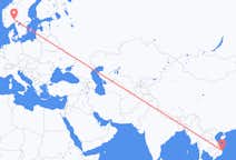 Flyreiser fra Tuy Hoa, Vietnam til Oslo, Norge