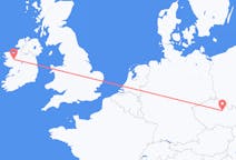 Flyg från Knock, Irland till Pardubice, Tjeckien