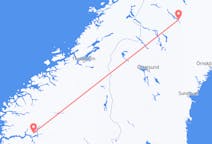 Vols depuis la ville de Sogndal vers la ville de Vilhelmina