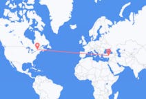 Flyrejser fra Montreal, Canada til Kayseri, Tyrkiet