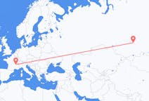 Flights from Krasnoyarsk, Russia to Lyon, France