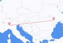 Loty z Kiszyniów, Mołdawia do Mediolanu, Włochy