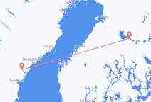 Fly fra Kramfors Municipality til Kajaani