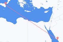 Flights from Yanbu, Saudi Arabia to Catania, Italy