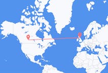 Flyreiser fra Lloydminster, Canada til Edinburgh, Skottland