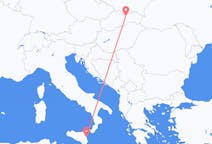 Flights from Poprad in Slovakia to Catania in Italy