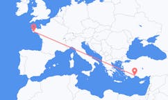 Flights from Quimper, France to Antalya, Turkey