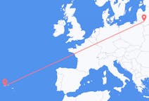 Flights from Pico Island, Portugal to Kaunas, Lithuania
