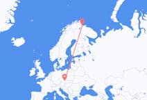 Fly fra Brno til Kirkenes