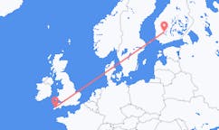 出发地 芬兰坦佩雷前往英格兰的紐奎的航班