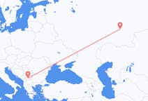 Flyreiser fra Priština, Kosovo til Ufa, Russland