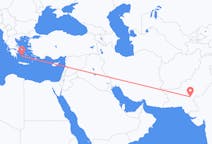파키스탄 수쿠르에서 출발해 그리스 플라카로(으)로 가는 항공편