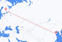 出发地 中国出发地 青岛市目的地 芬兰约恩苏的航班