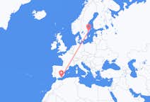 Vluchten van Almeria, Spanje naar Stockholm, Zweden