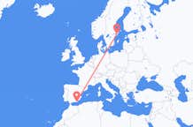 Vluchten van Almeria, Spanje naar Stockholm, Zweden