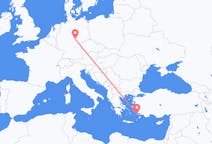 出发地 德国出发地 埃尔福特目的地 希腊科斯岛的航班