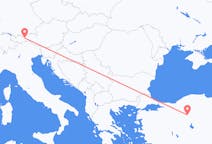 Flyrejser fra Innsbruck, Østrig til Ankara, Tyrkiet