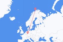 Flights from Hasvik, Norway to Frankfurt, Germany