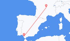 Flyg från Clermont-Ferrand, Frankrike till Jerez, Spanien