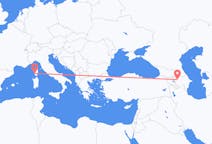 Vluchten van Gəncə, Azerbeidzjan naar Ajaccio, Frankrijk