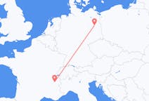 Flyreiser fra Berlin, Tyskland til Chambery, Frankrike