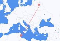 Flights from Djerba, Tunisia to Minsk, Belarus