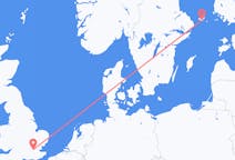 Flyg från London, England till Mariehamn, Åland