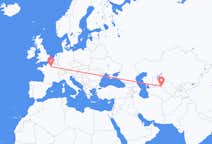 Flyg från Urgentj, Uzbekistan till Paris, Frankrike