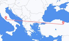 Flyreiser fra Tokat, til Roma