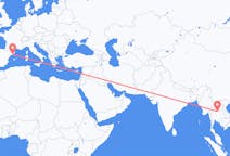 Flyrejser fra Loei-provinsen, Thailand til Barcelona, Spanien