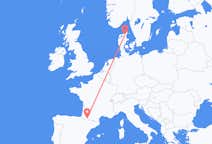 Flights from Lourdes to Aalborg