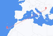 Flights from San Sebastián de La Gomera, Spain to Craiova, Romania