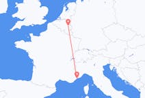 Loty z Liège, Belgia do Nicei, Francja