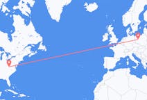 Flights from Hamilton to Poznan