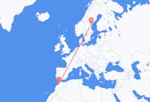 Flyg från Rabat till Sundsvall