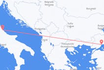 Flights from Tekirdağ, Turkey to Pescara, Italy