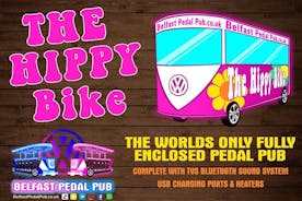 The Hippy Bike (recorrido en bicicleta de cerveza completamente cerrado de 10 plazas)