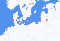 Loty z Kowno, Litwa z Westerland, Niemcy